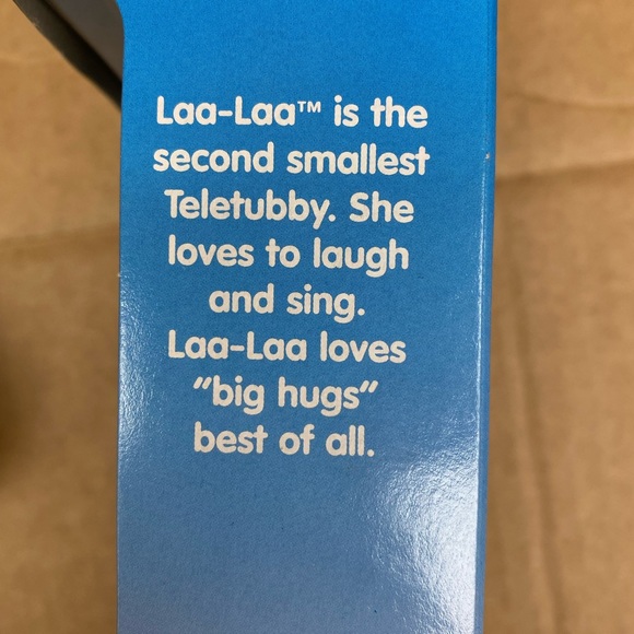 Vintage NEW Teletubbies LaaLaa Teletubby yellow retro toy in box - Picture 3 of 3